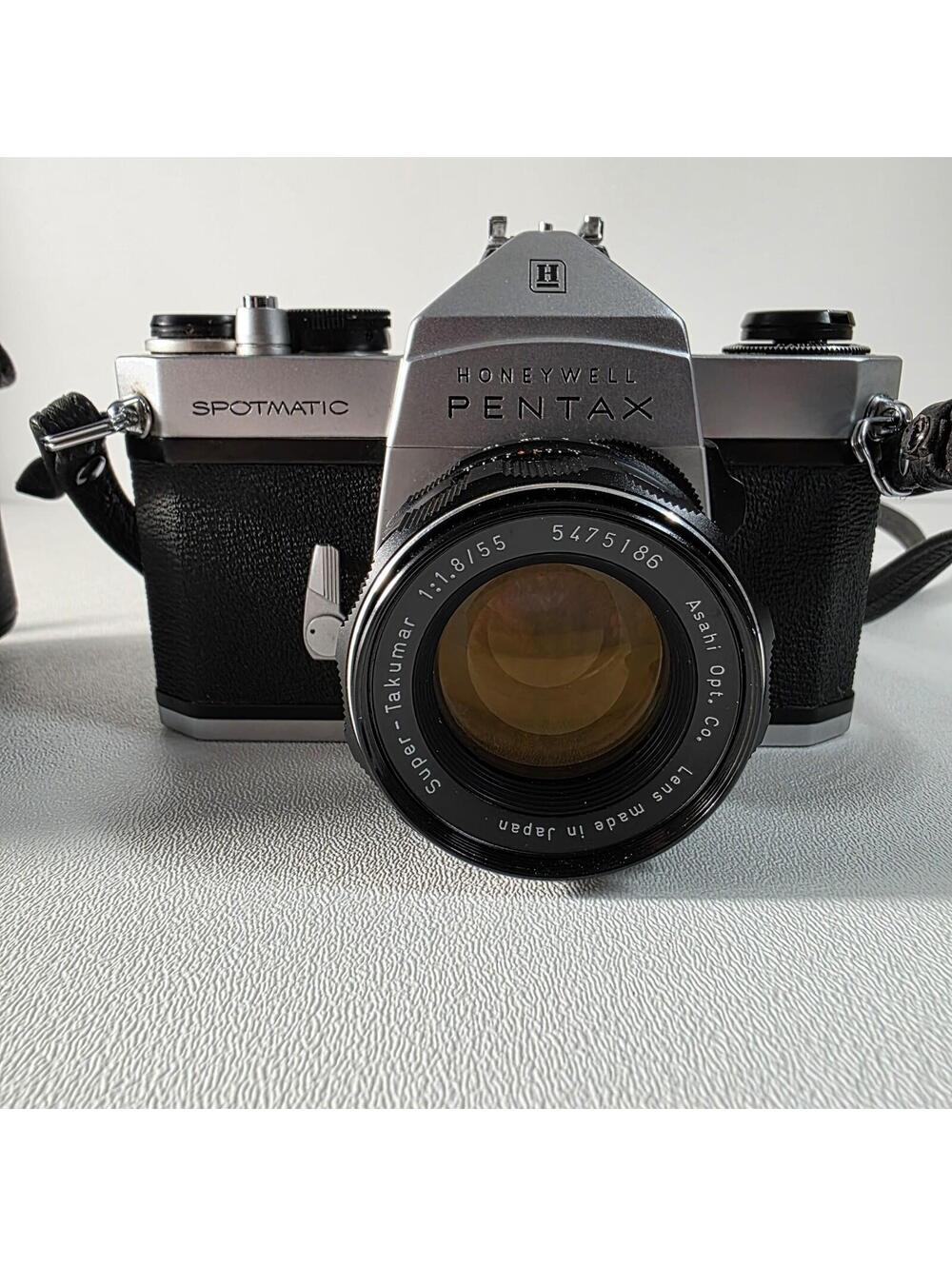 Honeywell Pentax Spotmatic 35mm SLR Camera w/Super-Takumar 55mm f/1.8 Lens